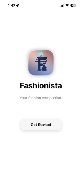 Fashionista iOS App